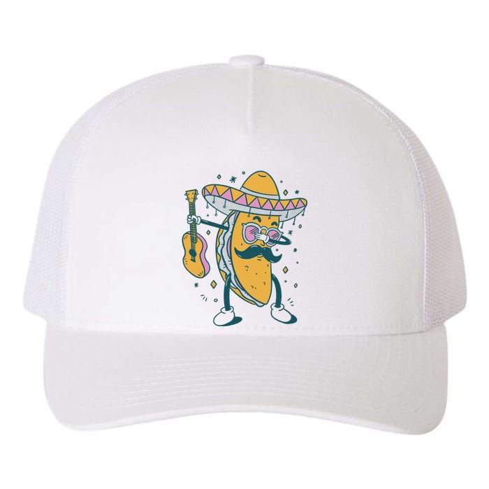 Dabbing Fiesta Taco Yupoong Adult 5-Panel Trucker Hat