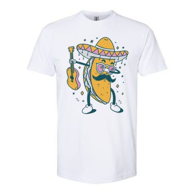 Dabbing Fiesta Taco Softstyle® CVC T-Shirt