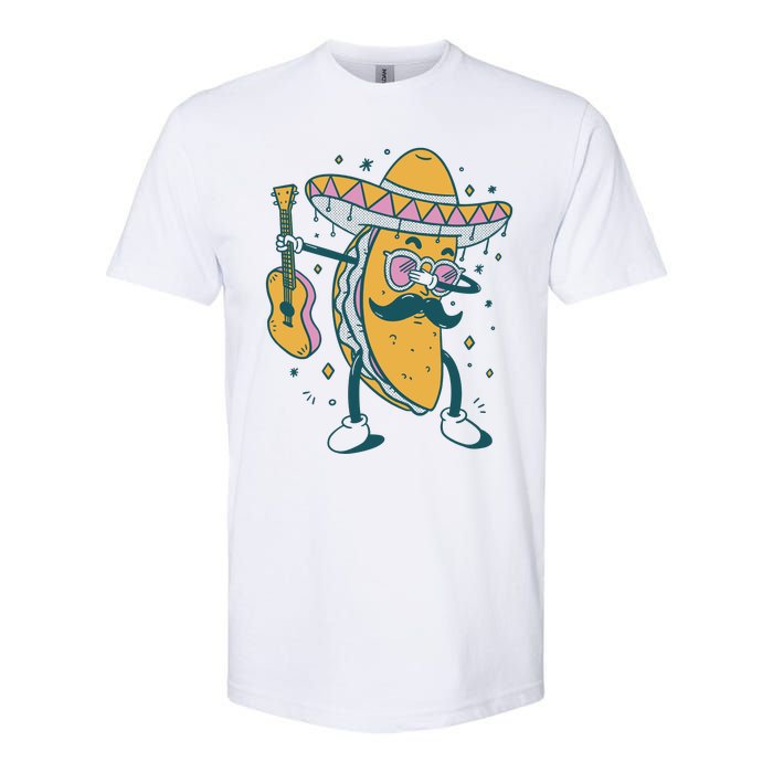 Dabbing Fiesta Taco Softstyle CVC T-Shirt