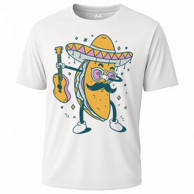 Dabbing Fiesta Taco Performance Shirt