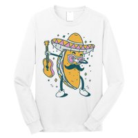 Dabbing Fiesta Taco Long Sleeve Shirt