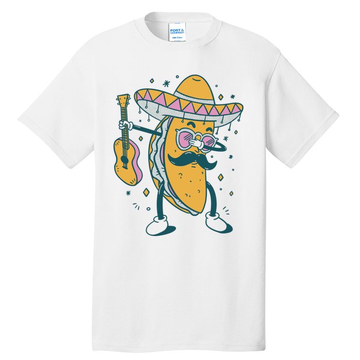 Dabbing Fiesta Taco Tall T-Shirt