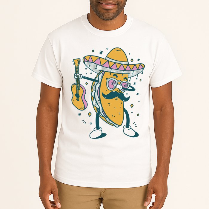 Dabbing Fiesta Taco Tall T-Shirt
