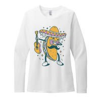 Dabbing Fiesta Taco Womens CVC Long Sleeve Shirt