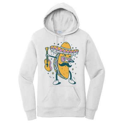 Dabbing Fiesta Taco Women's Pullover Hoodie