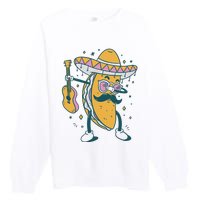 Dabbing Fiesta Taco Premium Crewneck Sweatshirt