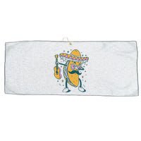 Dabbing Fiesta Taco Large Microfiber Waffle Golf Towel