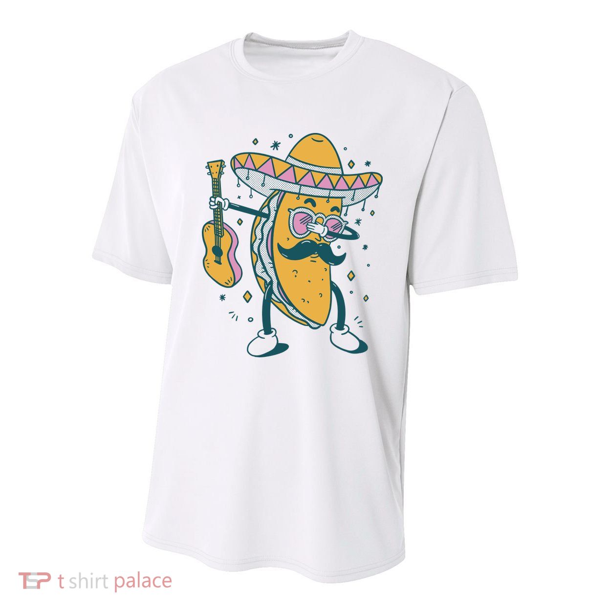 Dabbing Fiesta Taco Youth Performance Sprint T-Shirt