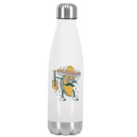 Dabbing Fiesta Taco Stainless Steel Insulated Water Bottle