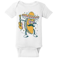 Dabbing Fiesta Taco Baby Bodysuit