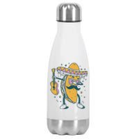 Dabbing Fiesta Taco Stainless Steel Insulated Water Bottle