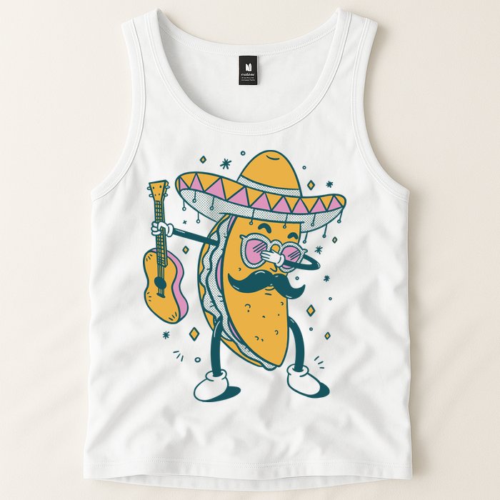 Dabbing Fiesta Taco Tank Top