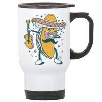 Dabbing Fiesta Taco Stainless Steel Travel Mug