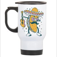 Dabbing Fiesta Taco Stainless Steel Travel Mug