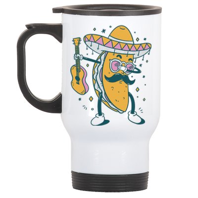 Dabbing Fiesta Taco Stainless Steel Travel Mug