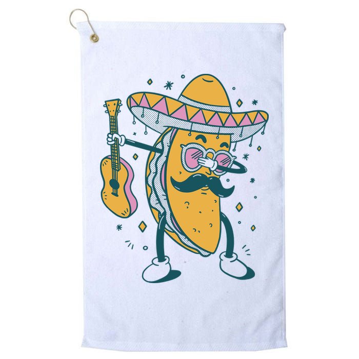 Dabbing Fiesta Taco Golf Towel