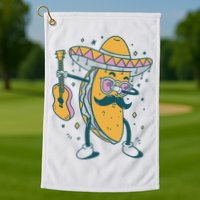 Dabbing Fiesta Taco Golf Towel