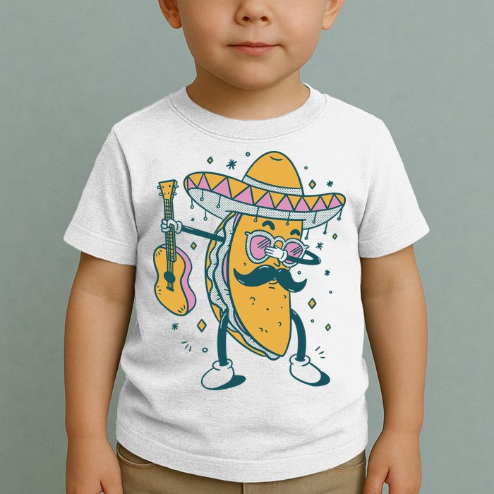 Dabbing Fiesta Taco Toddler T-Shirt