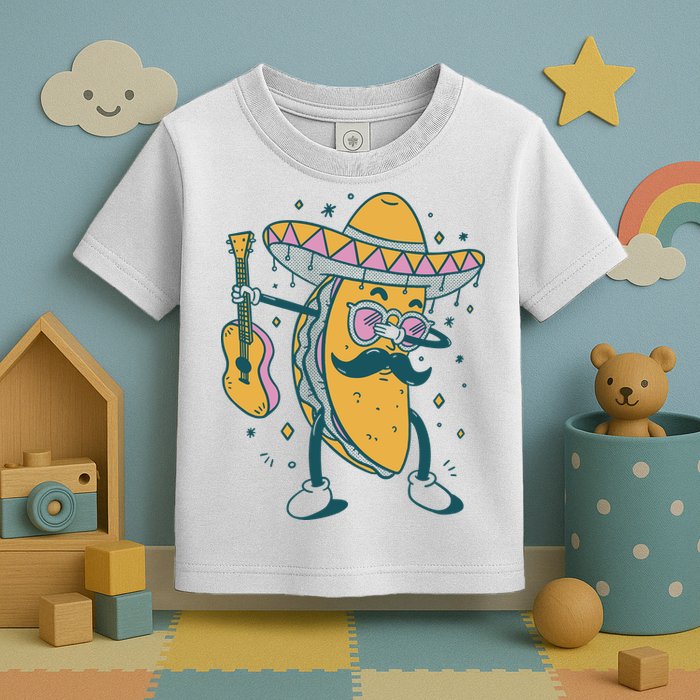 Dabbing Fiesta Taco Toddler T-Shirt