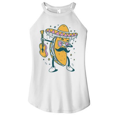 Dabbing Fiesta Taco Women's Perfect Tri Rocker Tank