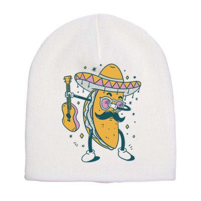 Dabbing Fiesta Taco Short Acrylic Beanie