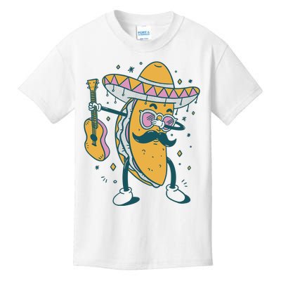 Dabbing Fiesta Taco Kids T-Shirt