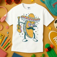 Dabbing Fiesta Taco Kids T-Shirt