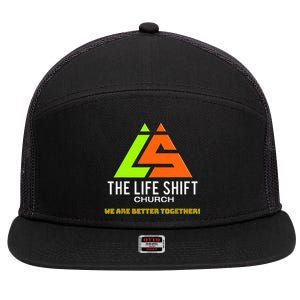 Design For The Life Shift Church Church Logo Design 2 7 Panel Mesh Trucker Snapback Hat