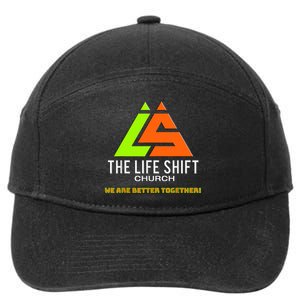 Design For The Life Shift Church Church Logo Design 2 7-Panel Snapback Hat