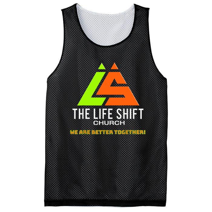 Design For The Life Shift Church Church Logo Design 2 Mesh Reversible Basketball Jersey Tank