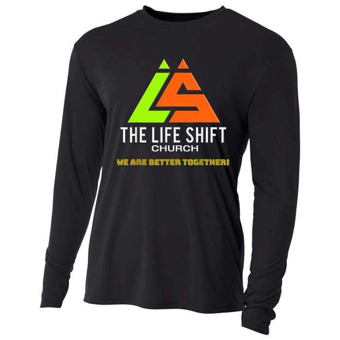 Design For The Life Shift Church Church Logo Design 2 Cooling Performance Long Sleeve Crew