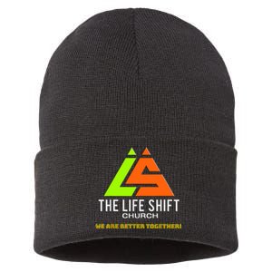 Design For The Life Shift Church Church Logo Design 2 Sustainable Knit Beanie