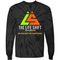 Design For The Life Shift Church Church Logo Design 2 Tie-Dye Long Sleeve Shirt