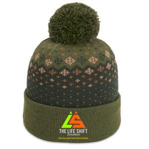 Design For The Life Shift Church Church Logo Design 2 The Baniff Cuffed Pom Beanie