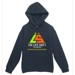 Design For The Life Shift Church Church Logo Design 2 Urban Pullover Hoodie