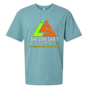 Design For The Life Shift Church Church Logo Design 2 Sueded Cloud Jersey T-Shirt