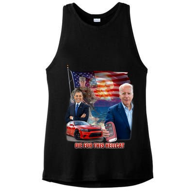 Die For This Hellcat Biden Ladies PosiCharge Tri-Blend Wicking Tank