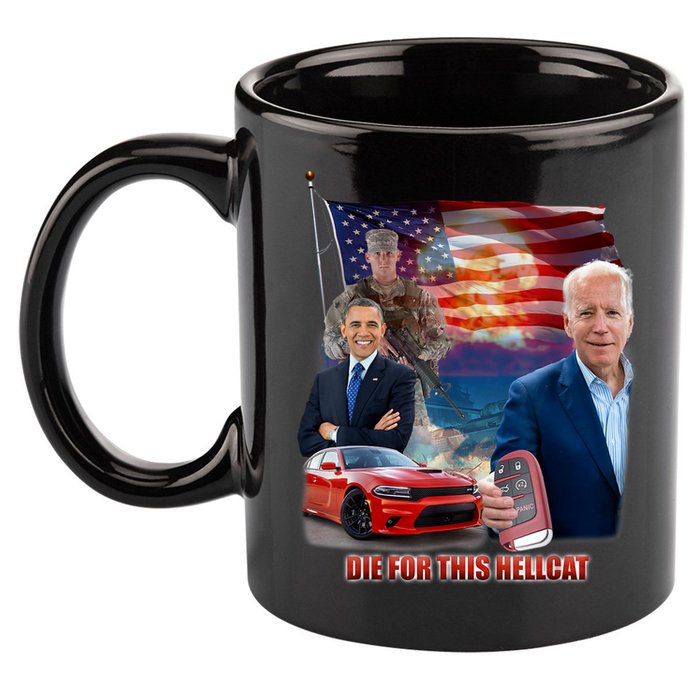 Die For This Hellcat Biden 11oz C Handle Ceramic Mug
