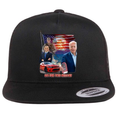 Die For This Hellcat Biden Flat Bill Trucker Hat