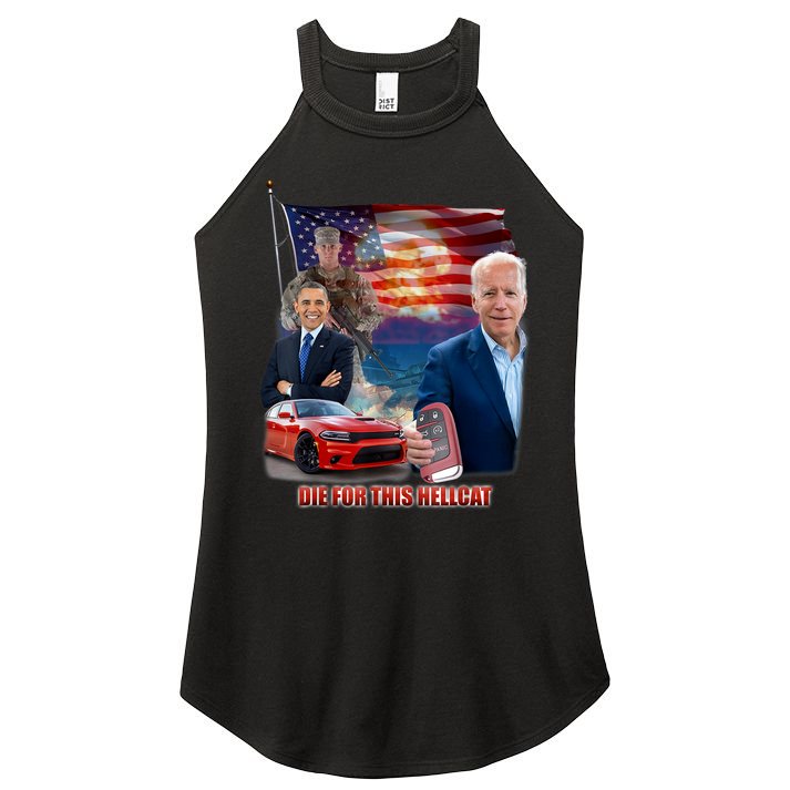 Die For This Hellcat Biden Women's Perfect Tri Rocker Tank