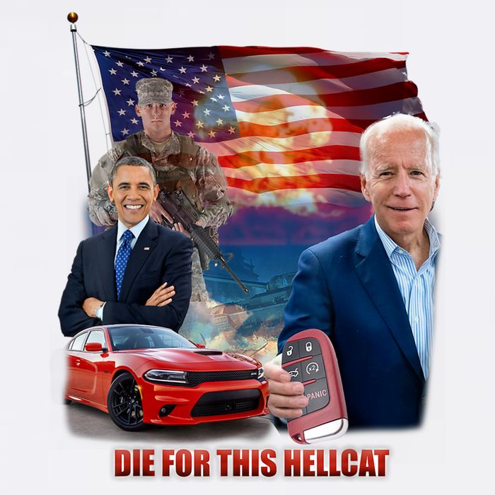 Die For This Hellcat Biden Garment-Dyed Sweatshirt