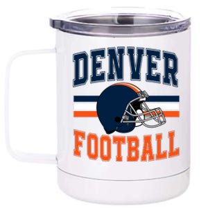 Denver Football Team Supporter Lover Fan 12 oz Stainless Steel Tumbler Cup