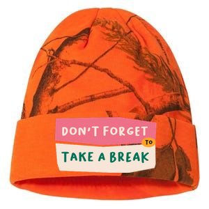 Dont Forget To Take A Break Work Kati Licensed 12" Camo Beanie