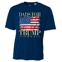 Dads For Trump 2024 Fathers Day Gift Pro Donald Trump Usa Cooling Performance Crew T-Shirt