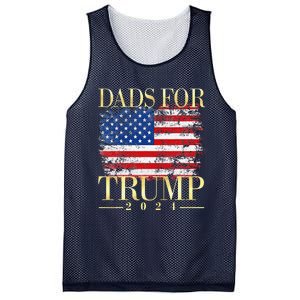 Dads For Trump 2024 Fathers Day Gift Pro Donald Trump Usa Mesh Reversible Basketball Jersey Tank