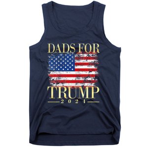 Dads For Trump 2024 Fathers Day Gift Pro Donald Trump Usa Tank Top