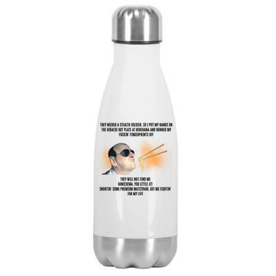 Dracula Flow The Benihana Funny Stainless Steel Insulated Water Bottle