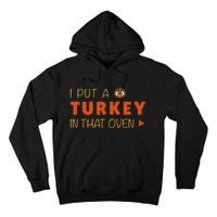 Dad Funny Turkey Thanksgiving Pregnancy Announcement Tall Hoodie