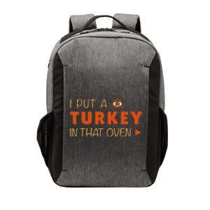 Dad Funny Turkey Thanksgiving Pregnancy Announcement Vector Backpack