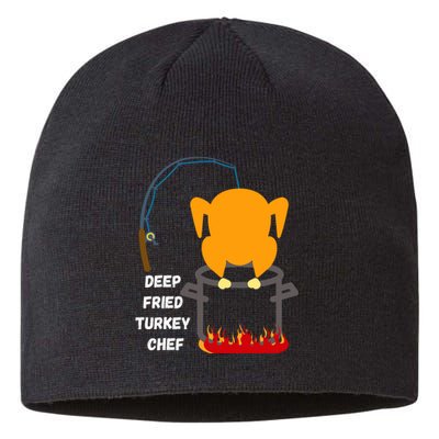 Deep Fried Turkey Chef! Funny Thanksgiving Meal! Funny Fun Sustainable Beanie